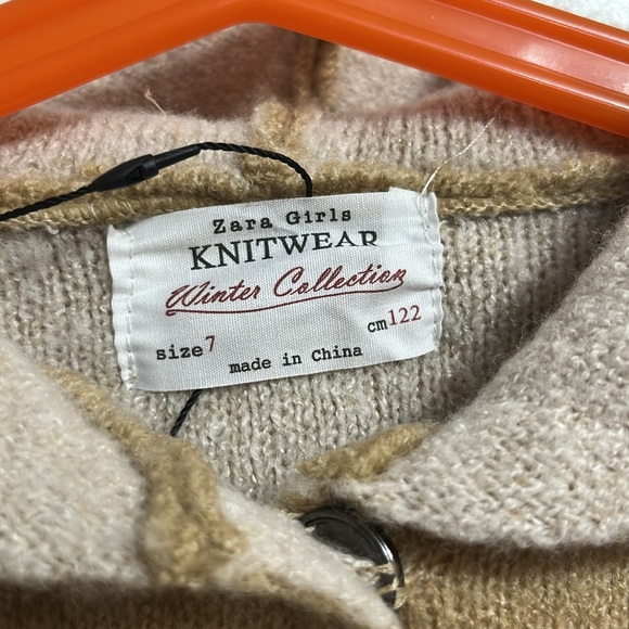 NWOT Zara Girls Knit Jacket - Picture 10 of 10